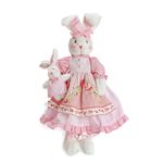 Pelucia-Coelho-com-Vestido-de-Poa---48-cm---Rosa---Cromus