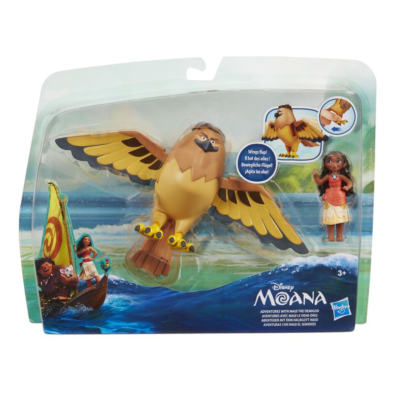 Mini-Boneca-Moana-com-Maui-Falcao---Moana---Disney---Hasbro