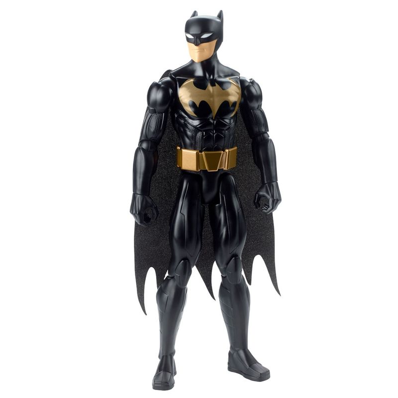Boneco-Articulado---30-Cm---DC-Comics---Liga-da-Justica---Batman-Preto-e-Dourado---Mattel