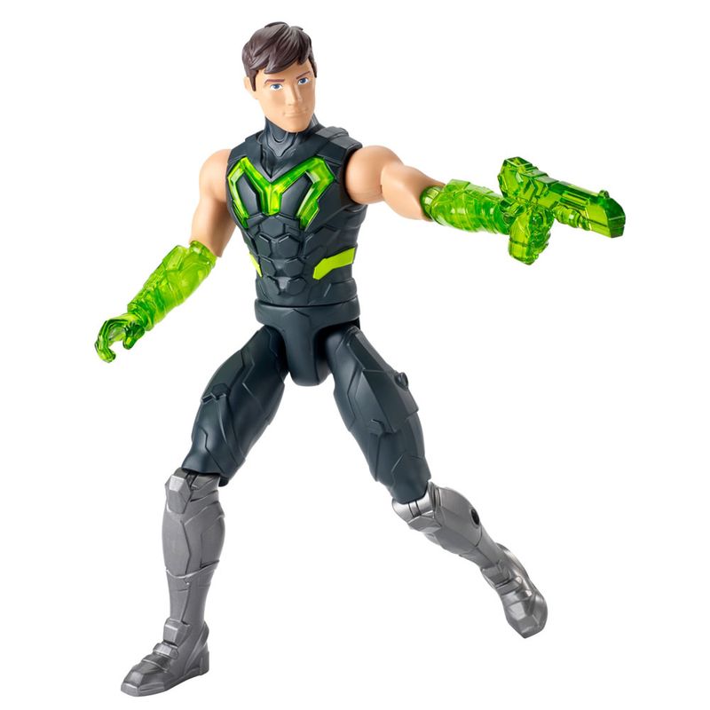 Boneco-Articulado---30-Cm---Max-Steel---Forca-Turbo---Max-Super-Lancador---Mattel