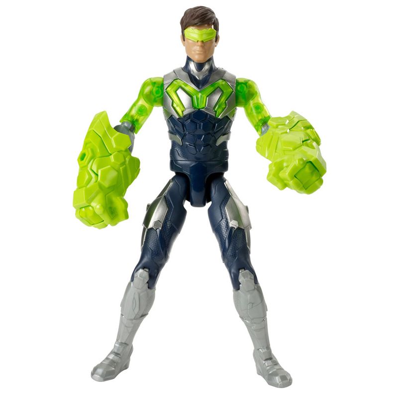 Boneco-Articulado---30-Cm---Max-Steel---Forca-Turbo---Max-Golpe-Rapido---Mattel