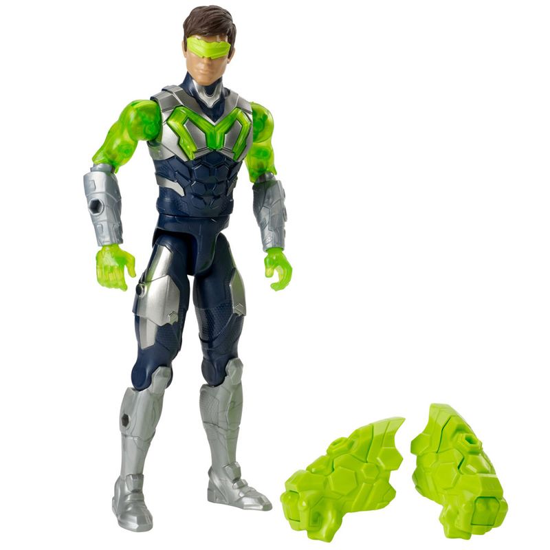Boneco-Articulado---30-Cm---Max-Steel---Forca-Turbo---Max-Golpe-Rapido---Mattel