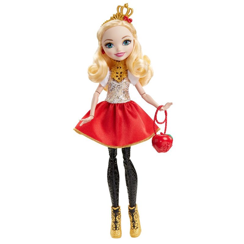 Boneca-Articulada---30-Cm---Ever-After-High---Powerfull-Princess-Club---Apple-White---Mattel
