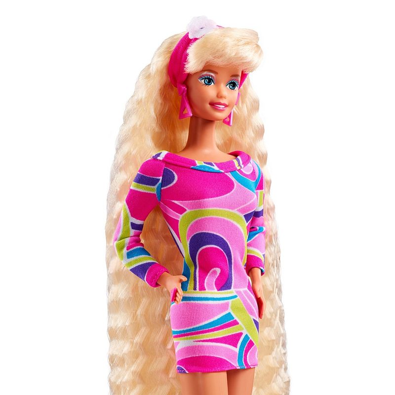 Boneca-Colecionavel---30-Cm---Barbie-Edicao-de-Aniversario---25-Anos---Barbie-Totally-Hair---Mattel