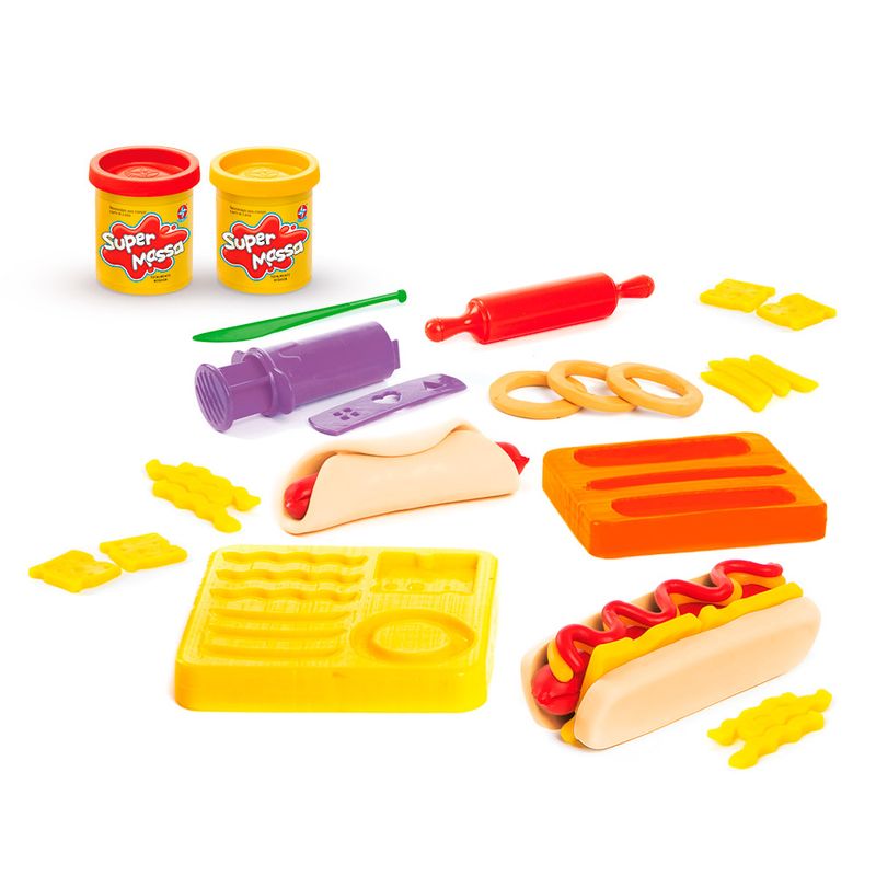 Conjunto-de-Massas-de-Modelar---Super-Massa---Hot-Dog---Estrela
