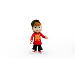 Mini-Figura-com-Veiculo---Alvinnn----e-os-Esquilos---Alvin---Mattel