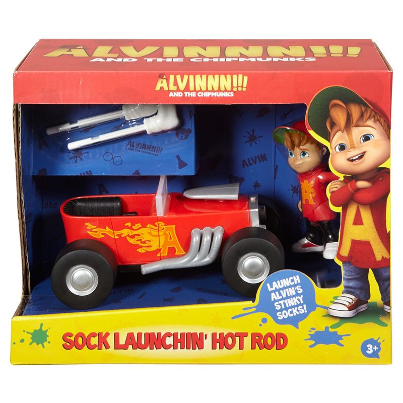 Mini-Figura-com-Veiculo---Alvinnn----e-os-Esquilos---Alvin---Mattel