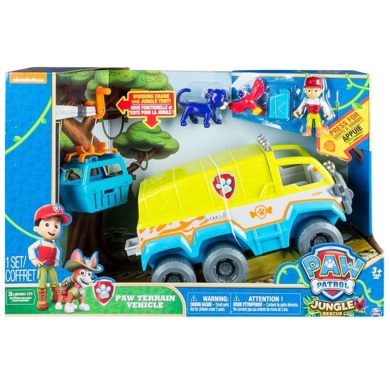 Veiculo-e-Mini-Figuras---Patrulha-Canina---Resgate-na-Selva---Caminhao-de-Resgate---Sunny