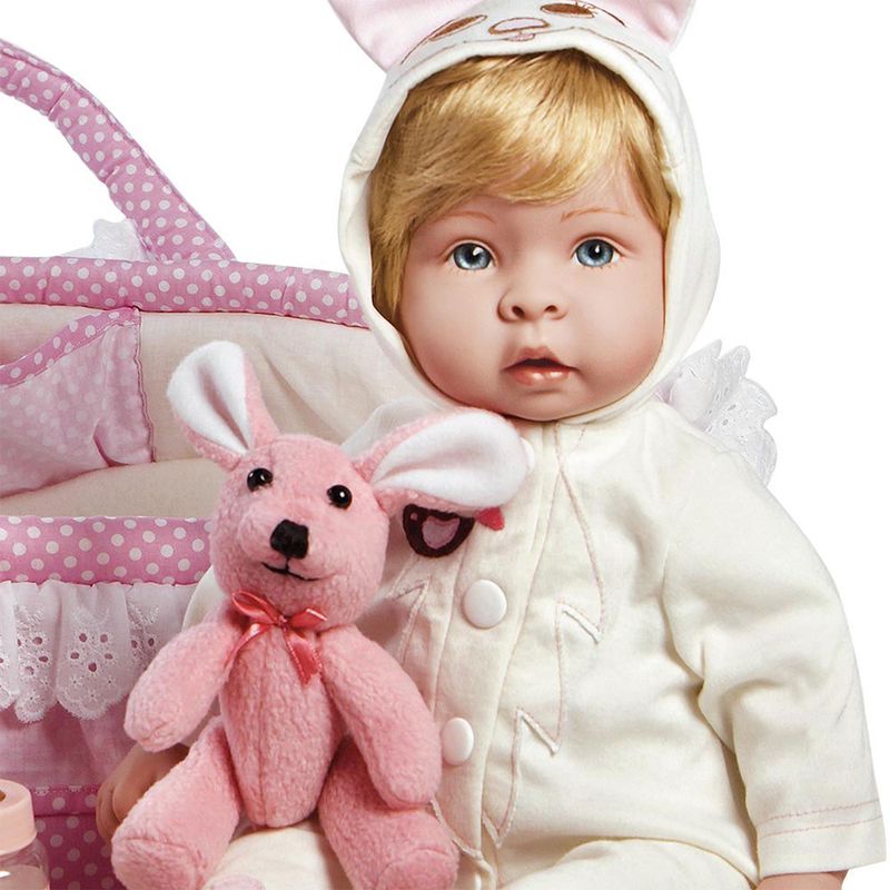 Boneca Bebe Com Acessorios Reborn Molly Com Pelucia Fluffy Shiny Toys