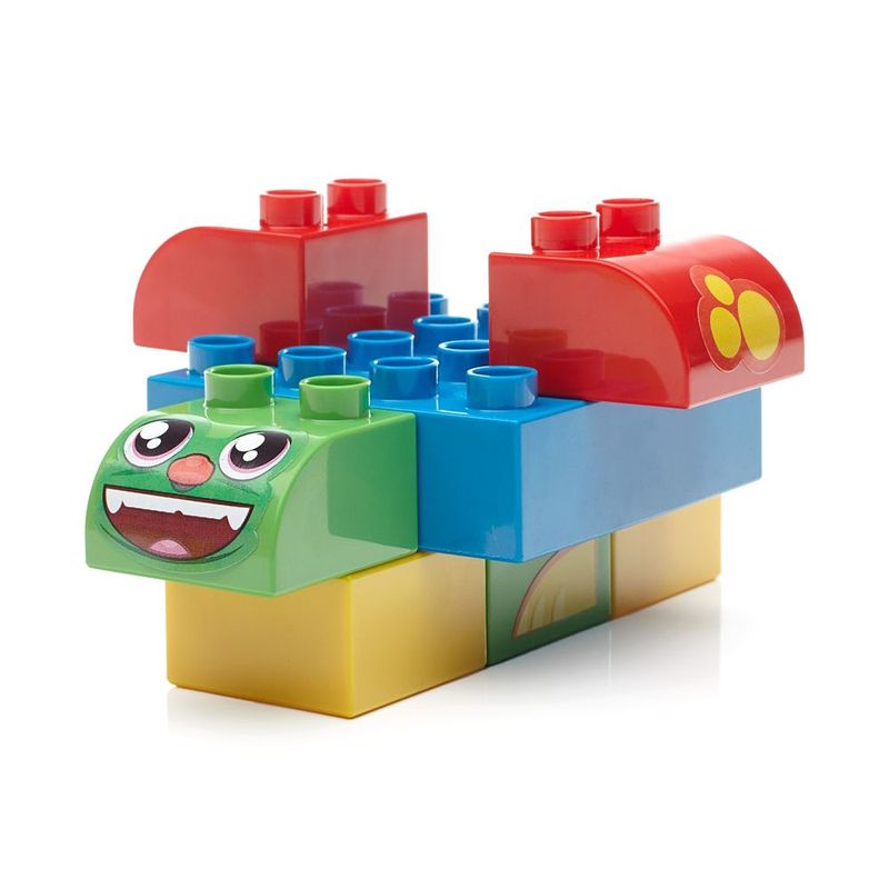 Blocos-de-Montar---Mega-Bloks---Balde-Vermelho---60-Pecas---Fisher-Price