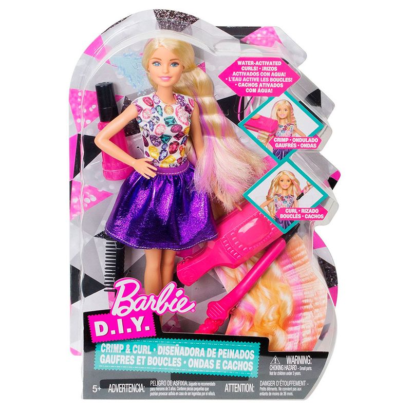 Barbie Boneca Crimp & Curl