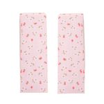 Conjunto-2-Protetores-de-Cinto-Dupla-Face---Rosa-Floral---KaBaby