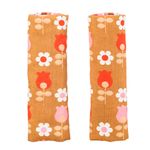 Conjunto-2-Protetores-de-Cinto-Dupla-Face---Tulipas-Marrons---KaBaby