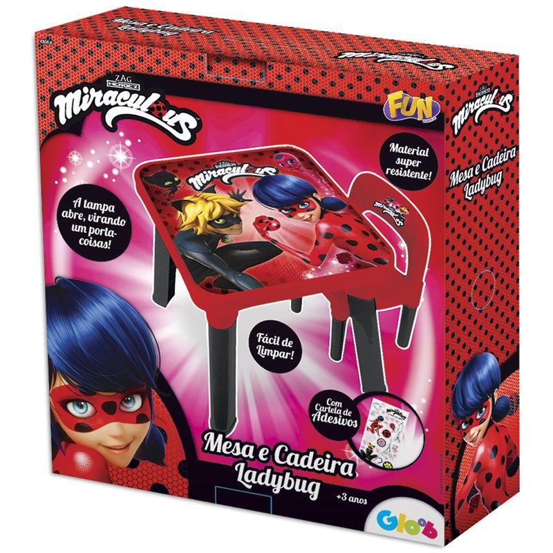 Conjunto-Mesinha-com-Cadeira---Miraculous---Ladybug---Fun