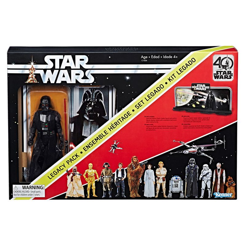 Kit-Legado---15-cm---Edicao-Especial-Star-Wars-40-Anos---Disney---Hasbro