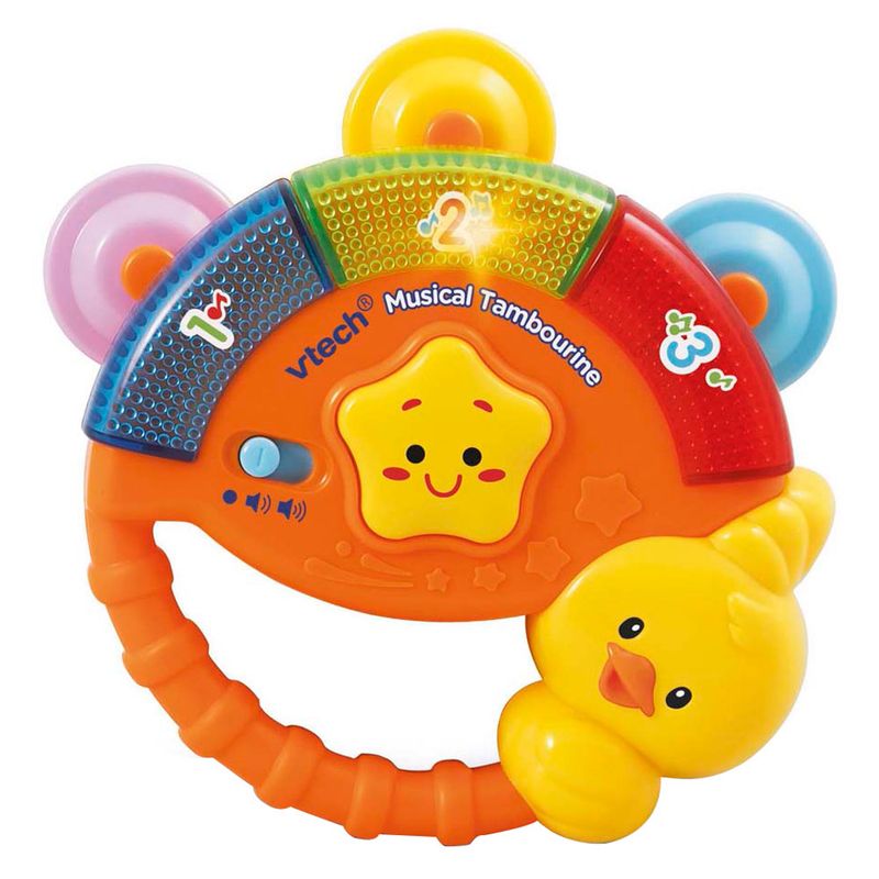 Pandeiro-Divertido---Cante-e-Aprenda-com-Luzes-e-Sons---Vtech-Baby