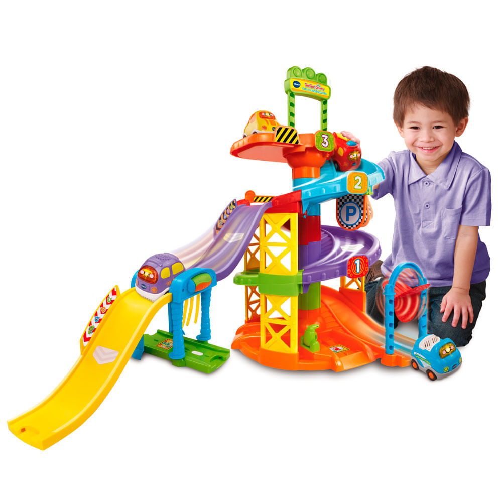 Pista com Carrinho - Torre de Estacionamento - Toot-Toot Drivers - Vtech -  Ri Happy