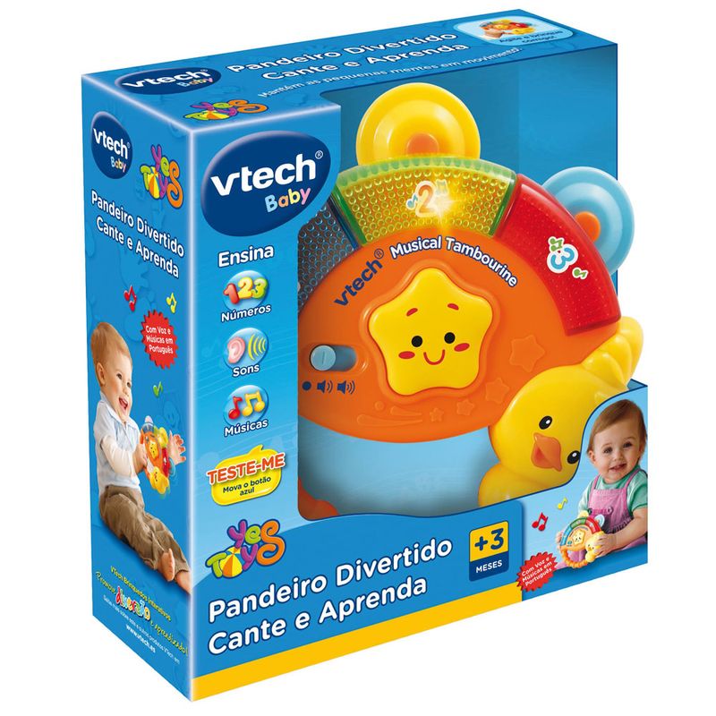 Pandeiro-Divertido---Cante-e-Aprenda-com-Luzes-e-Sons---Vtech-Baby