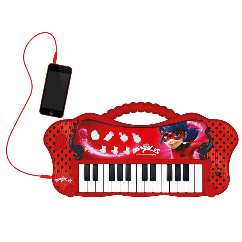 Teclado Infantil - Miraculous - Ladybug - Fun