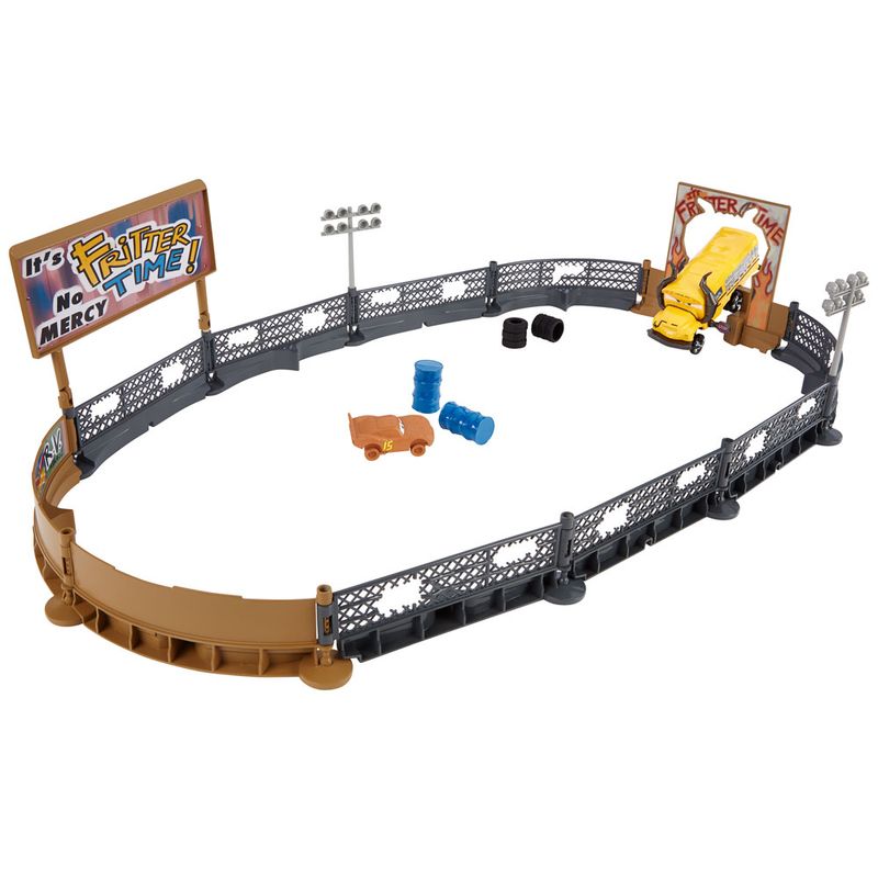 Playset-e-Veiculos---Disney---Pixar--Cars-3---Smash-and-Crash-Derby---Mattel