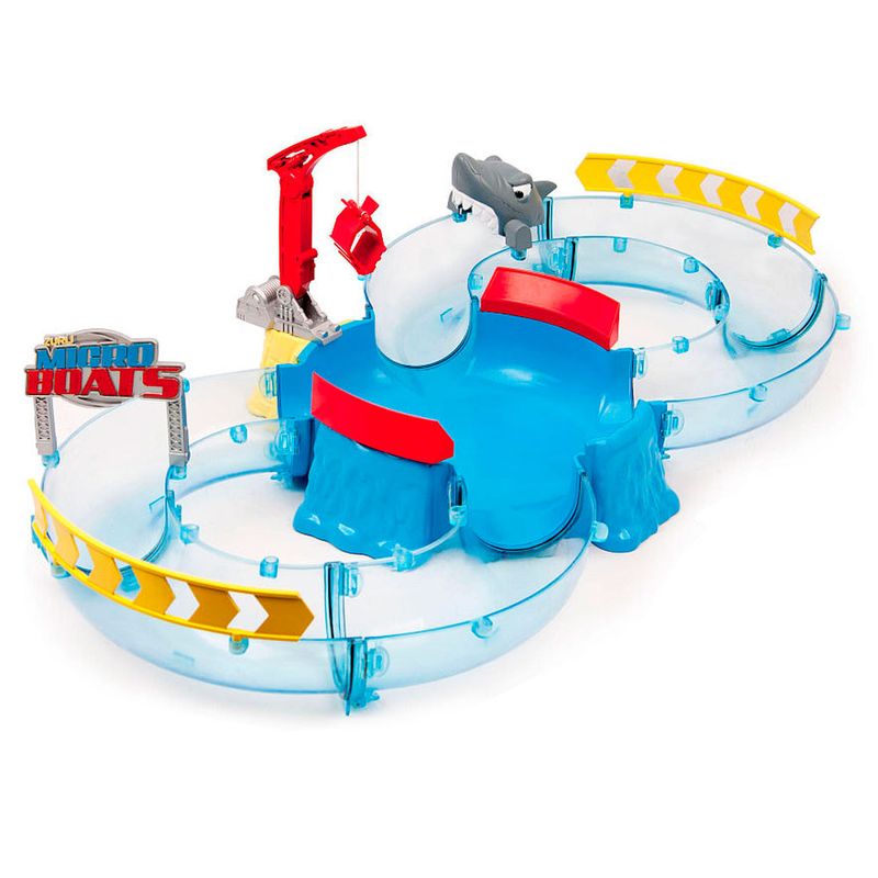 Playset-e-Veiculo-Aquatico---Micro-Boats---Desafio-Aquatico---DTC