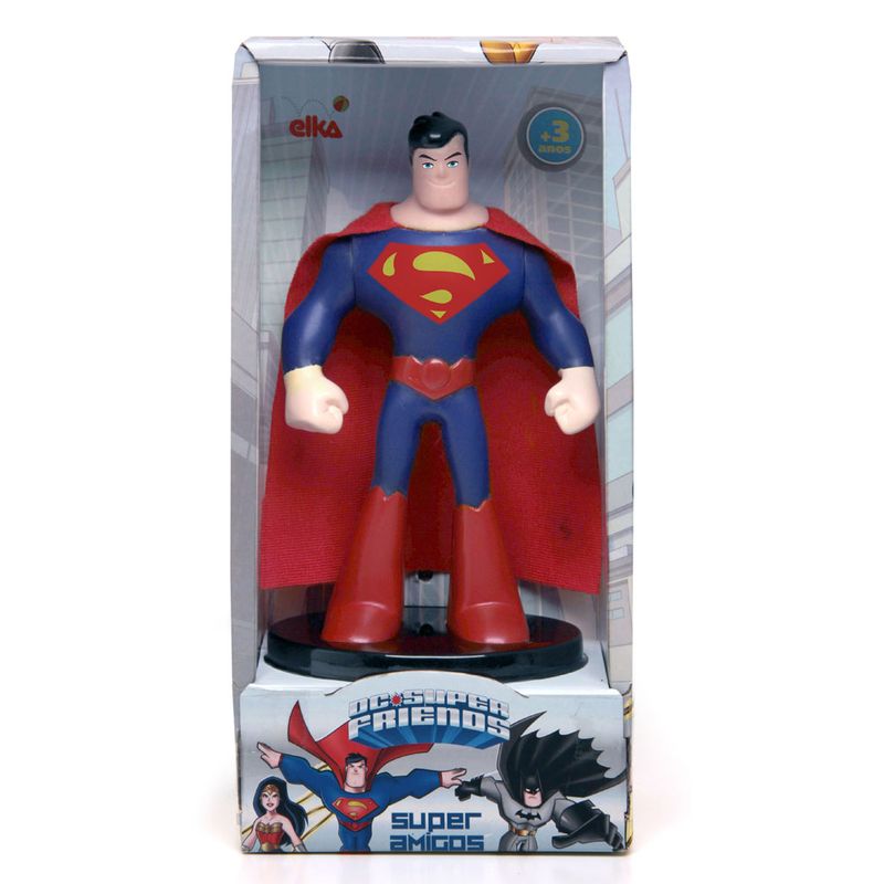 Boneco-em-Vinil---20-Cm---DC-Comics---Super-Amigos---Superman---Elka