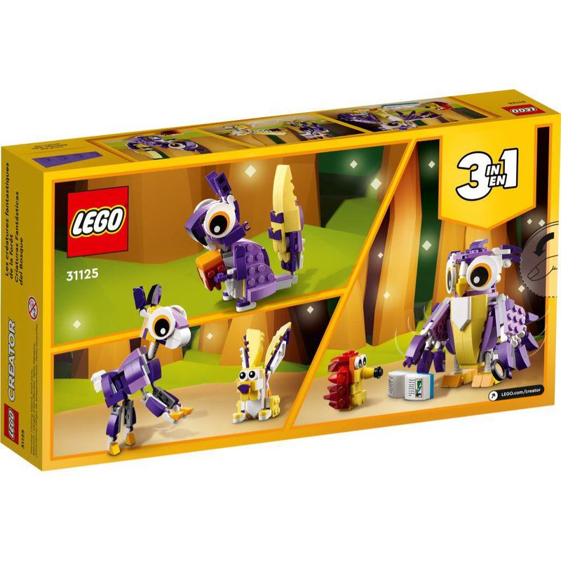 LEGO---Creator---Criaturas-da-Floresta-da-Fantasia---31125-1