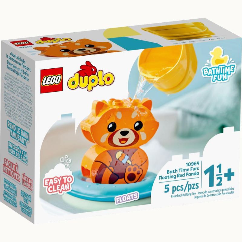 LEGO---Duplo---Diversao-Hora-do-Banho--Panda-Vermelho-Flutuante---10964-0