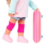 EXCLUSIVO---Boneca-Our-Generation---Yanika-com-Sweater-Pink-e-Skate---Candide-2