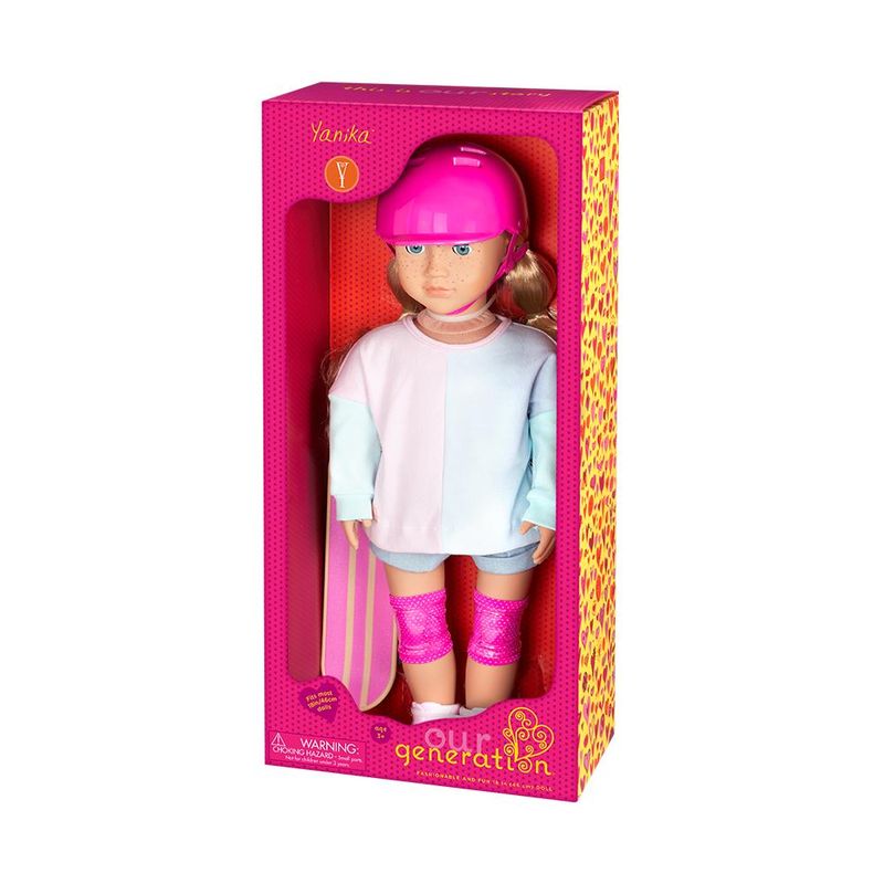EXCLUSIVO---Boneca-Our-Generation---Yanika-com-Sweater-Pink-e-Skate---Candide-3