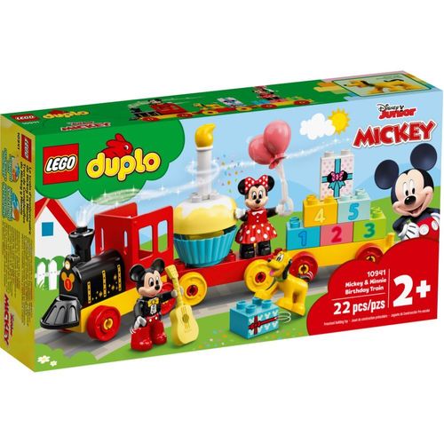 LEGO Duplo - Trem de Aniversário - Mickey e Minnie - 10941