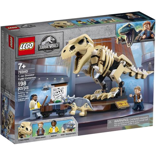 LEGO - Jurassic World - Exposição de Fóssil do Dinossauro T.Rex - 76940