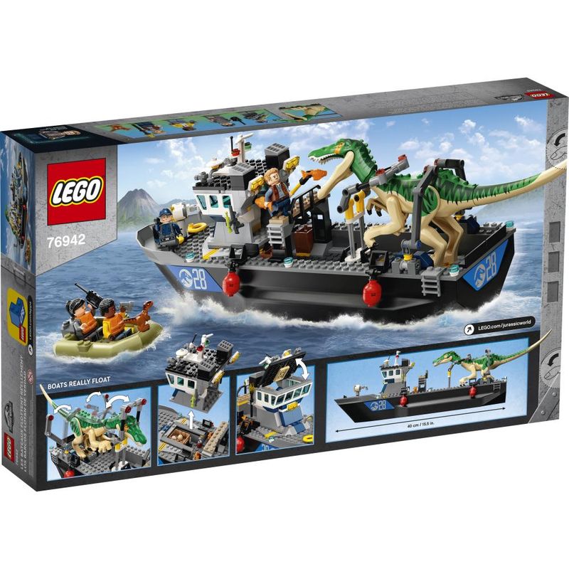 LEGO-Jurassic-World---Fuga-de-Barco-do-Dinossauro-Baryonyx---76942-1