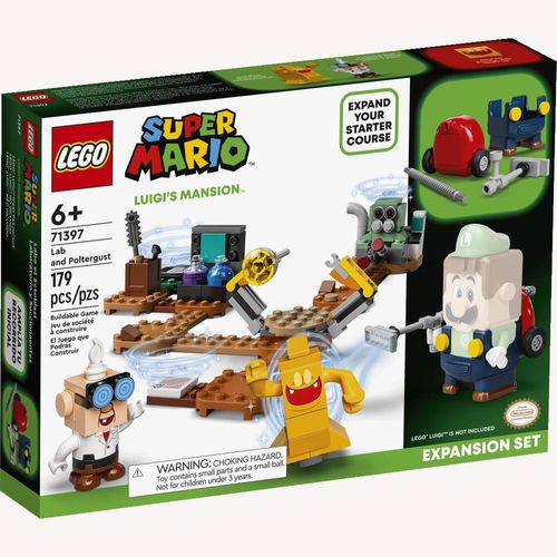 LEGO - Super Mario - Pacote de Expansão - Laboratório e Aspirespectro de Luigi’s Mansion- 71397