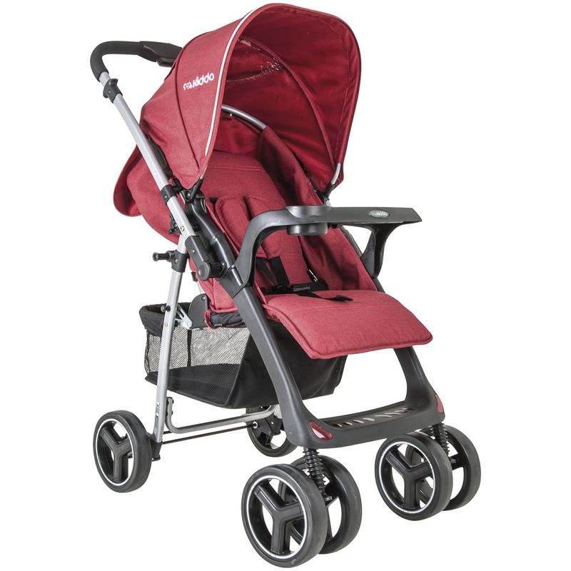 Travel-System-Nest---Melange---Vermelho---Kiddo