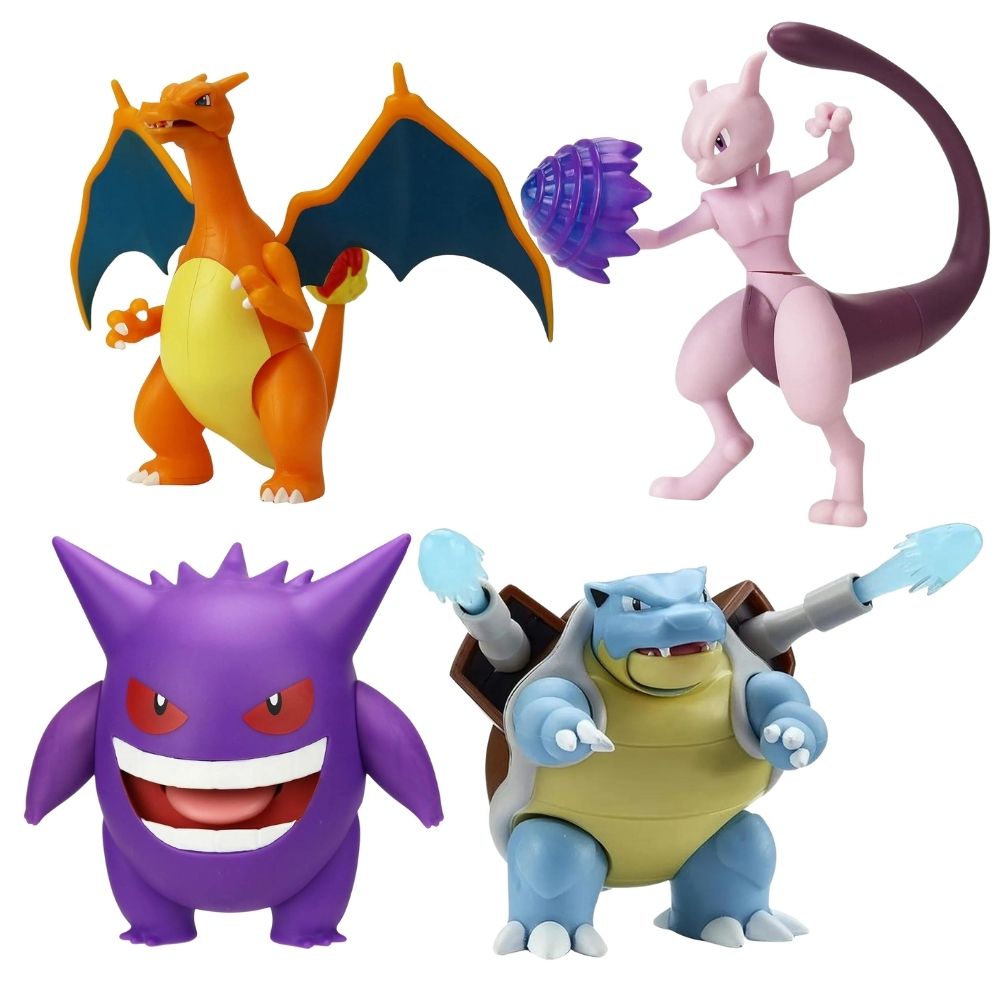 Pokemon brinquedos ação anime figura pikachu modelo coletar charizard  gengar bulbasaur pokemon brinquedo para crianças natal