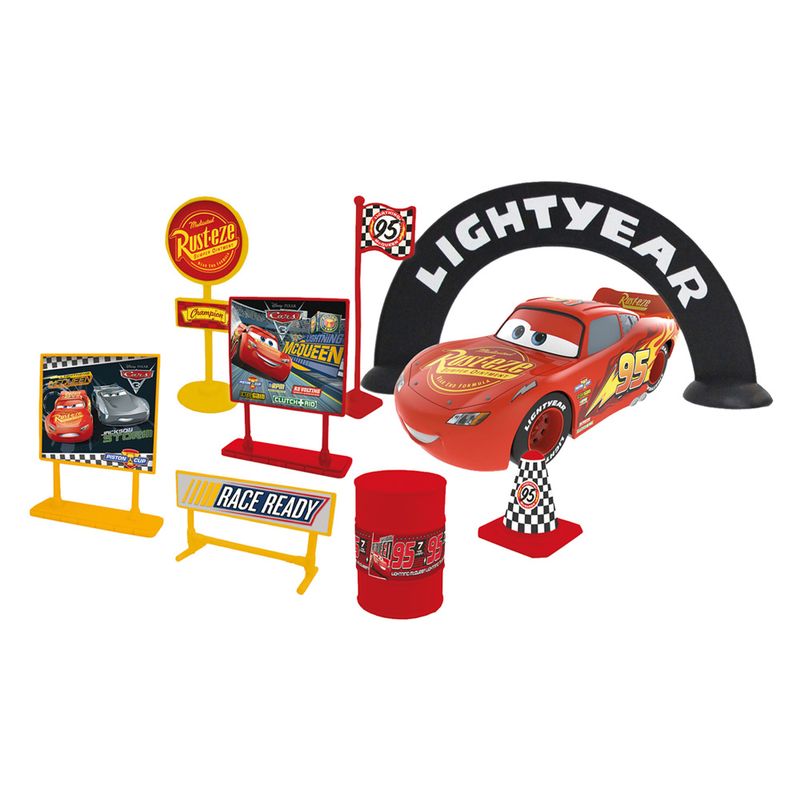 Playset-de-Corrida---Relampago-McQueen---Carros-3---Disney---Toyng