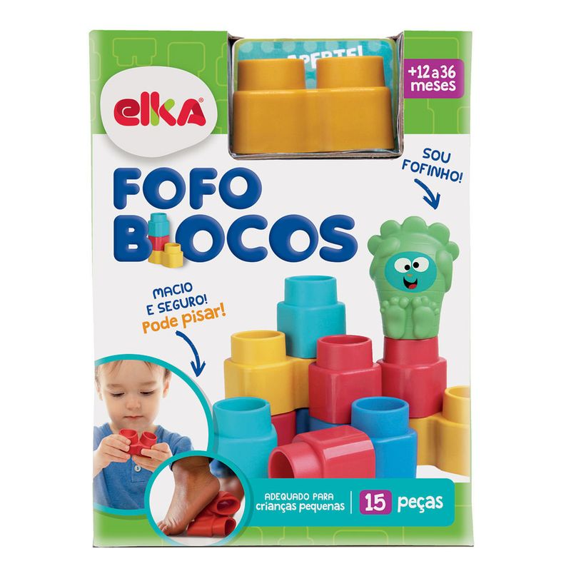 Blocos-de-Montar---Fofo-Blocos---125-Pecas---Elka