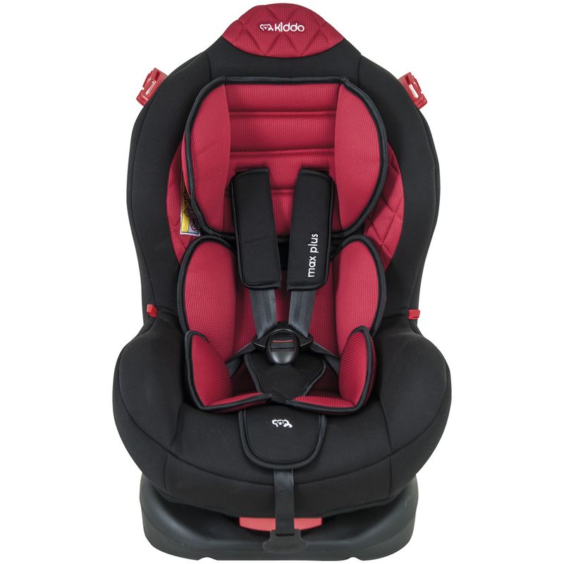 Cadeira-Para-Auto---Ate-25-Kg---Max-Plus---Preto-e-Vermelho---Kiddo