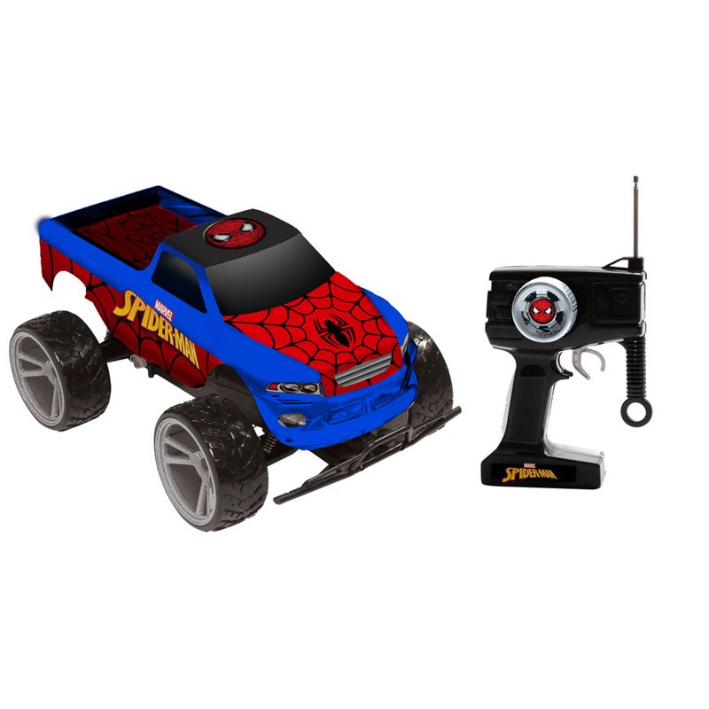 Carrinho-de-Controle-Remoto---Tracker---Homem-Aranha---Marvel---Candide