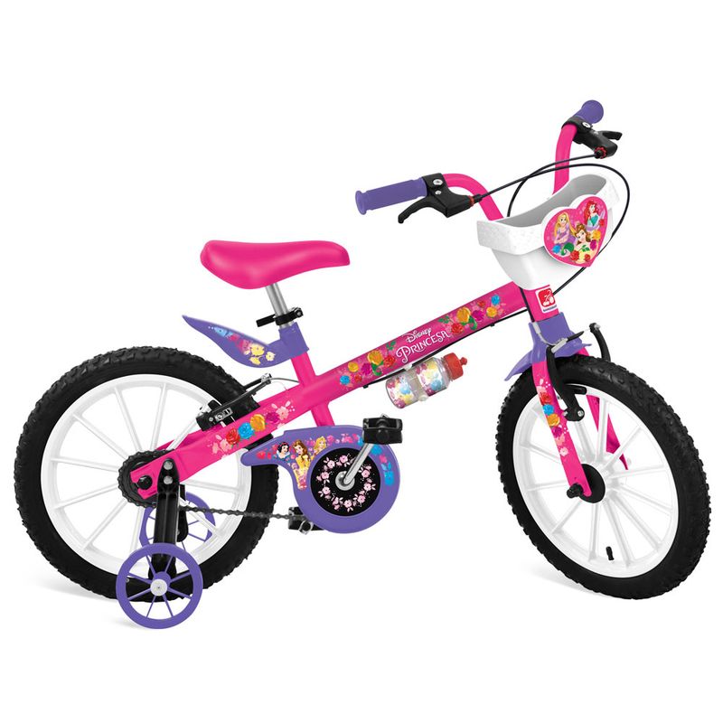 Bicicleta-Princesas-Disney-com-Cesta---Aro-16---Bandeirante