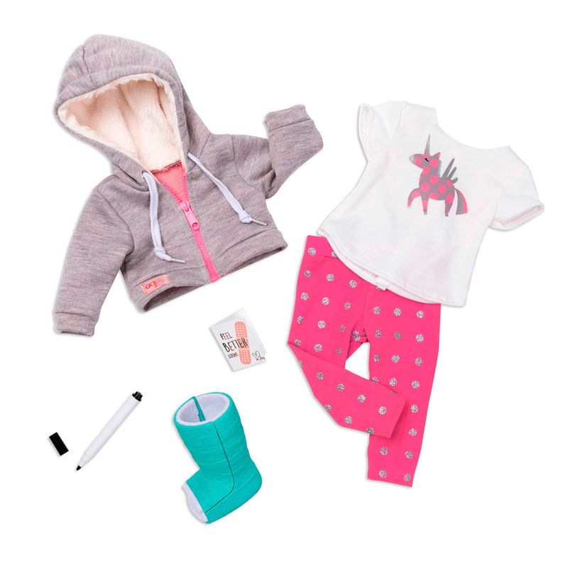 Conjunto Roupas para Bonecas - Our Generation - Pijama de