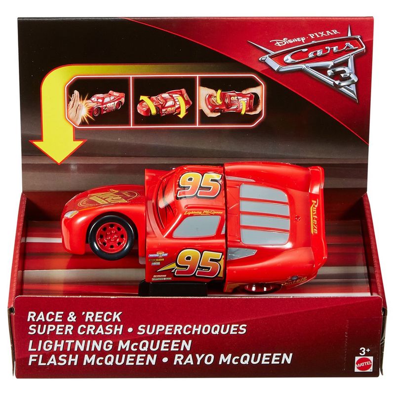 Carrinho-Bate-e-Vira---Twisted-Crashers---Carros-3---Relampago-McQueen---Disney---Mattel