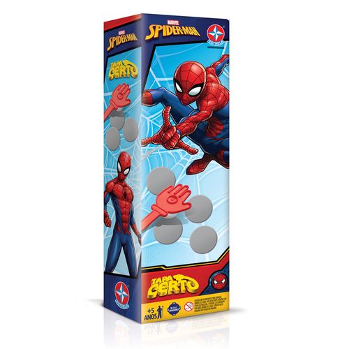 Jogo Tapa Certo - Spider-Man - Marvel - Estrela