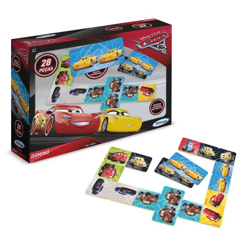 Jogo-Domino---Carros-3---Disney---Xalingo