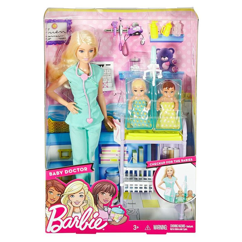 Playset-e-Boneca-Barbie---Profissoes---Barbie-Maternidade---Mattel