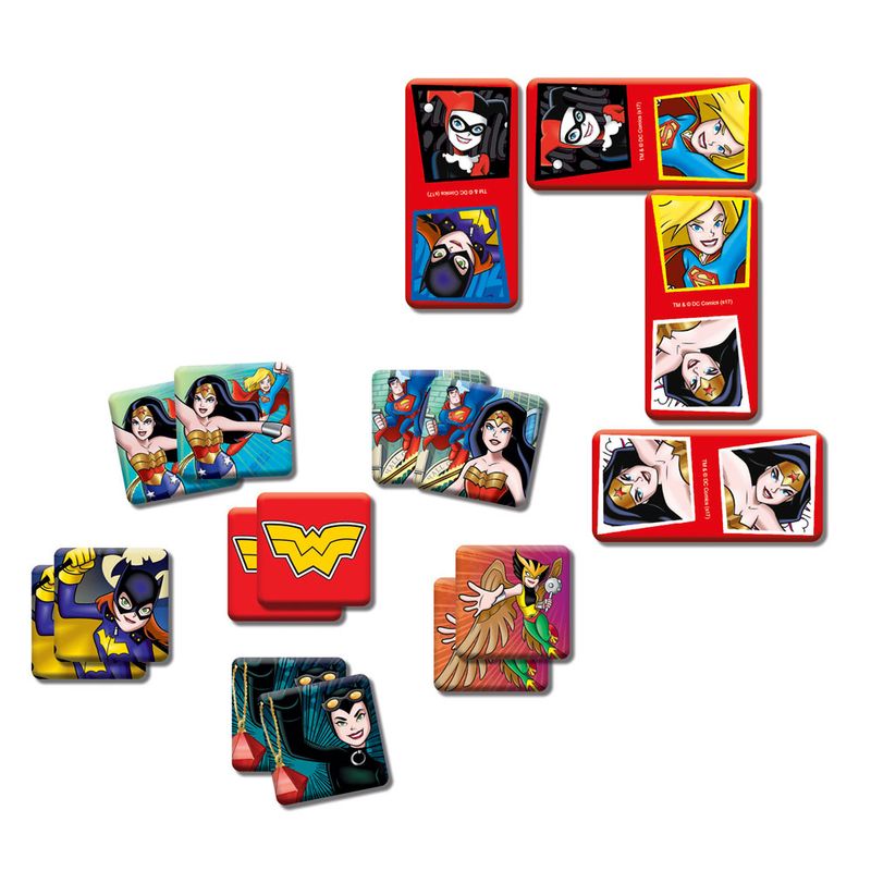 Conjunto-de-Jogos---DC-Comics---DC-Super-Friends---Domino-e-Jogo-da-Memoria---Mulher-Maravilha---Elka