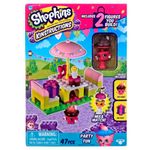 Playset-e-Mini-Figuras---Shopkins---Kinstructions---Party-Fun---DTC