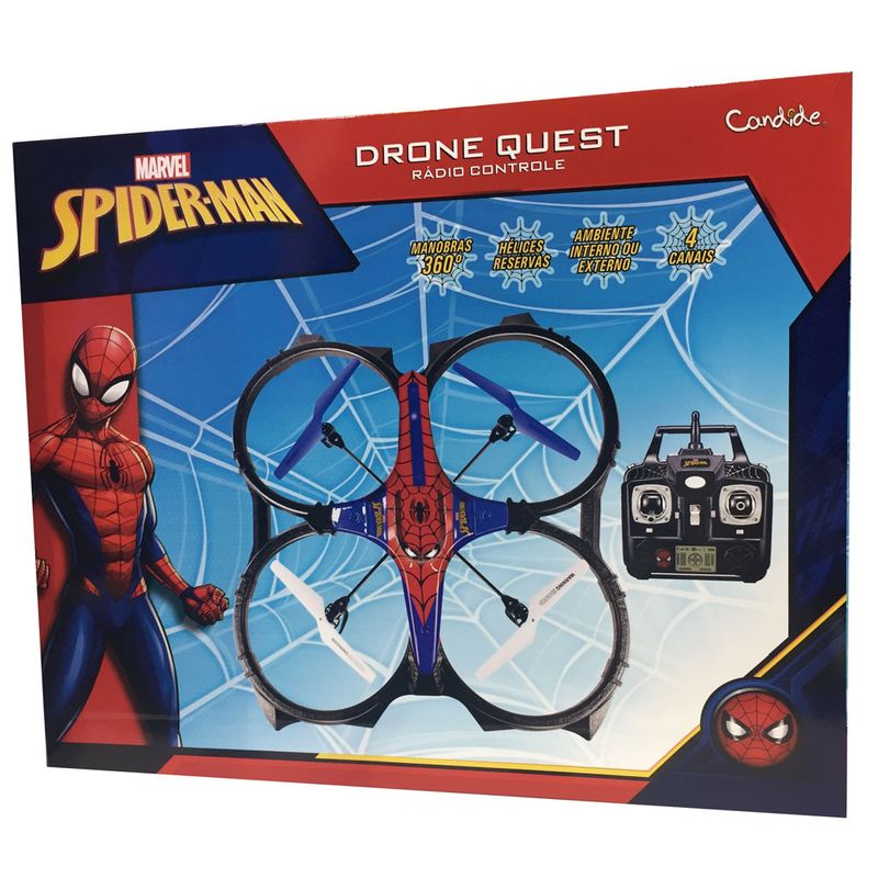 Quadricoptero-Drone-Quest---Disney---Marvel---Spider-Man---Candide