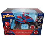 Veiculo-de-Controle-Remoto-e-Figura---Disney---Marvel---Spider-Man---Action-Crawler---Candide